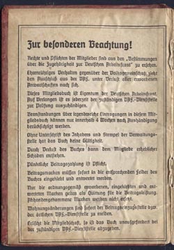 WW2 German DAF Arbeitsfront Mitgliedsbuch - Shoe Factory Worker
