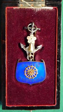 Cased 1st Class Merit Medal Japanese Seafarer Relief Association
