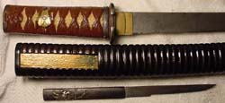 Japanese Samurai Sword Hamidashi Tanto Tsuba