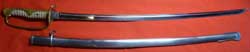 Japanese Pre-WW2 Military Officer Sword Kyu Gunto