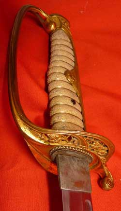 Japanese Pre-WW2 Military Officer Sword Kyu Gunto