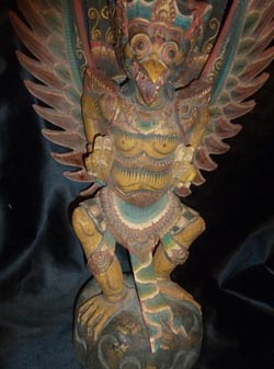 Huge Hand-carved Statue of Buddhist Spirit God Garuda 30
