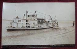Circa 1910 RPPC Photos Niobrara Nebraska, Ferryboat Little Pearl