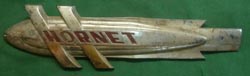 Large Hudson Hornet Side Emblem 1952-1953 14 Inches