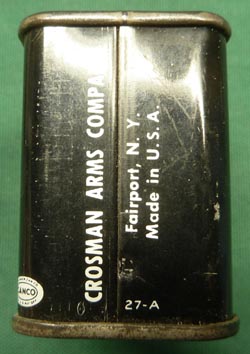 1950's-era Air Rifle Pellet Tins - Crosman, National