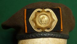 Dutch Army Beret Van Heutsz Regiment Size 57 + Medical Badge