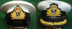 British Royal Navy Officer Hats - King's Crown / Queen's Crown