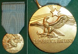 Italy Aviation Medal for Military Aeronautical Long Service 1953