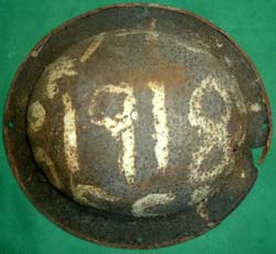 WW1 US Army Helmet Shell - Relic Condition