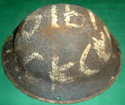 WW1 US Army Helmet Shell - Relic Condition