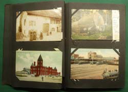 WWI Era Postcard Album - Burlington Iowa