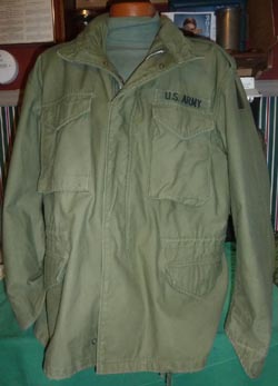 M-65 Field Jacket Size Extra Large Regular Vietnam War 1970