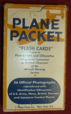 Plane Packet Aircraft Spotter Silhouette/Spec Cards