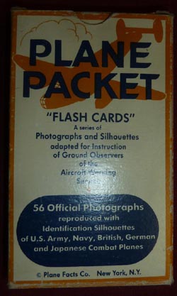 Plane Packet Aircraft Spotter Silhouette/Spec Cards