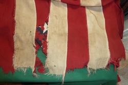 United States 48 Star Flag 5'x9 1/2' with Heavy Period Wear