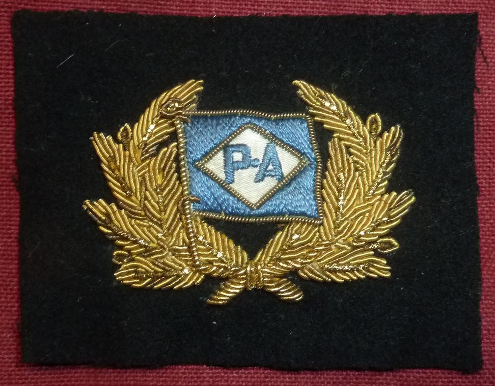 WW2 US Maritime Hat Badge Pan-Atlantic Steamship Corporation