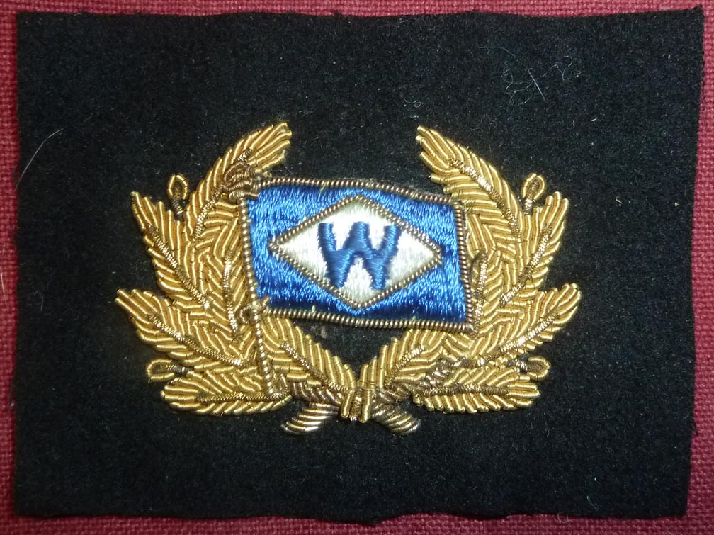 WW2 US Maritime Hat Badge Waterman Steamship Corporation