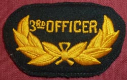 US Maritime Hat Badge 3rd Officer