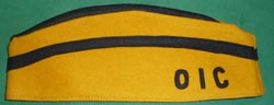 Interwar University of Iowa Army ROTC "Officer in Charge" Cap