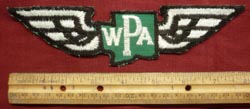 Washington Pilot's Association Large Vintage Jacket Patch 7 7/8"