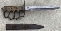 M1 1918 Trench Knife Au Lion French Contract - BLADE ONLY
