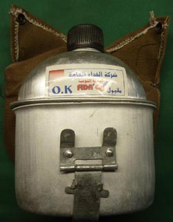 Iraqi Canteen Scarce Version with State of Oklahoma Button Snaps