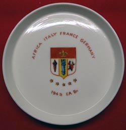 194th Field Artillery Battalion Ceramic Tray Occupied Germany