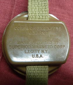 WW2 US Paratrooper Wrist Compass Superior Magneto Co - May 1944