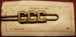 US Interwar Civilian Conservation Corps CCC Insigina Grouping