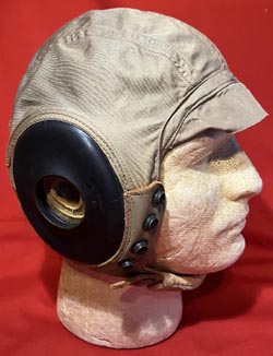 (image for) US WW2 USAAF/USN Pilot's Summerweight Flying Helmet