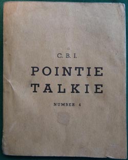 C.B.I. Pointie-Talkie Book No. 4 - Escape & Evasion Blood Chit