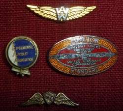 Arsenal Employee Civilian Service and Aviation Pilot Lapel Pins