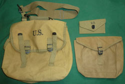 Quality Repro Musette Bag with Strap, Meat Can Pouch, Aid Pouch