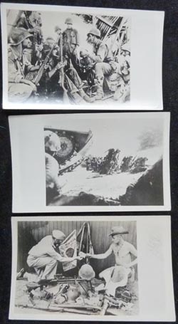 WW2 USMC Battle RPPC Actual Photos