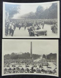 WW2 RPPC Real Photo Post Cards Liberation de Paris