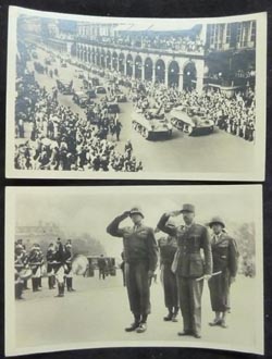 WW2 RPPC Real Photo Post Cards Liberation de Paris