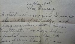 WW2 GI Letters Home - V-E Day, 11th Airborne, German POW's, etc