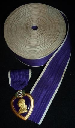 Original WW2 Era Purple Heart Medal Ribbon
