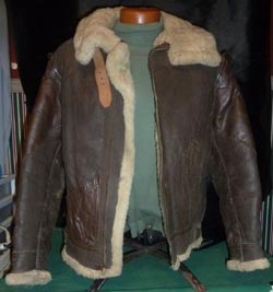 WW2 B-3 Leather Flying Jacket Size 40 by Sovereign Chicago