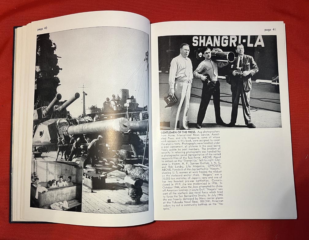 Operation Crossroads Official Pictorial Record Bikini Atoll Tests 1946 Edition