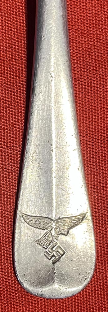 WW2 German Luftwaffe Barracks Aluminum Tea Spoon 1942
