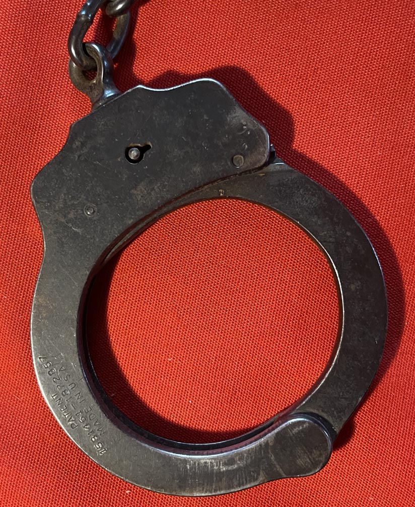 Vintage Prisoner Leg Shackles & Handcuffs Set Harvard/Peerless Lock Co.