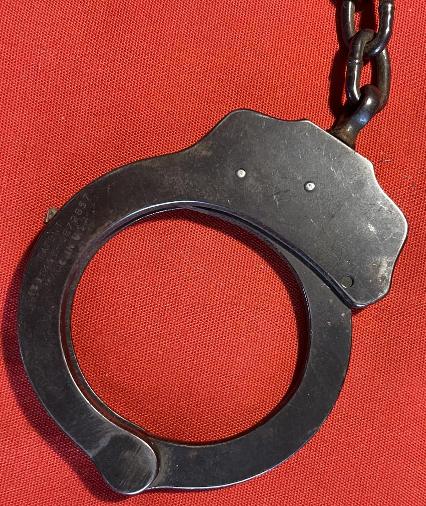 Vintage Prisoner Leg Shackles & Handcuffs Set Harvard/Peerless Lock Co.