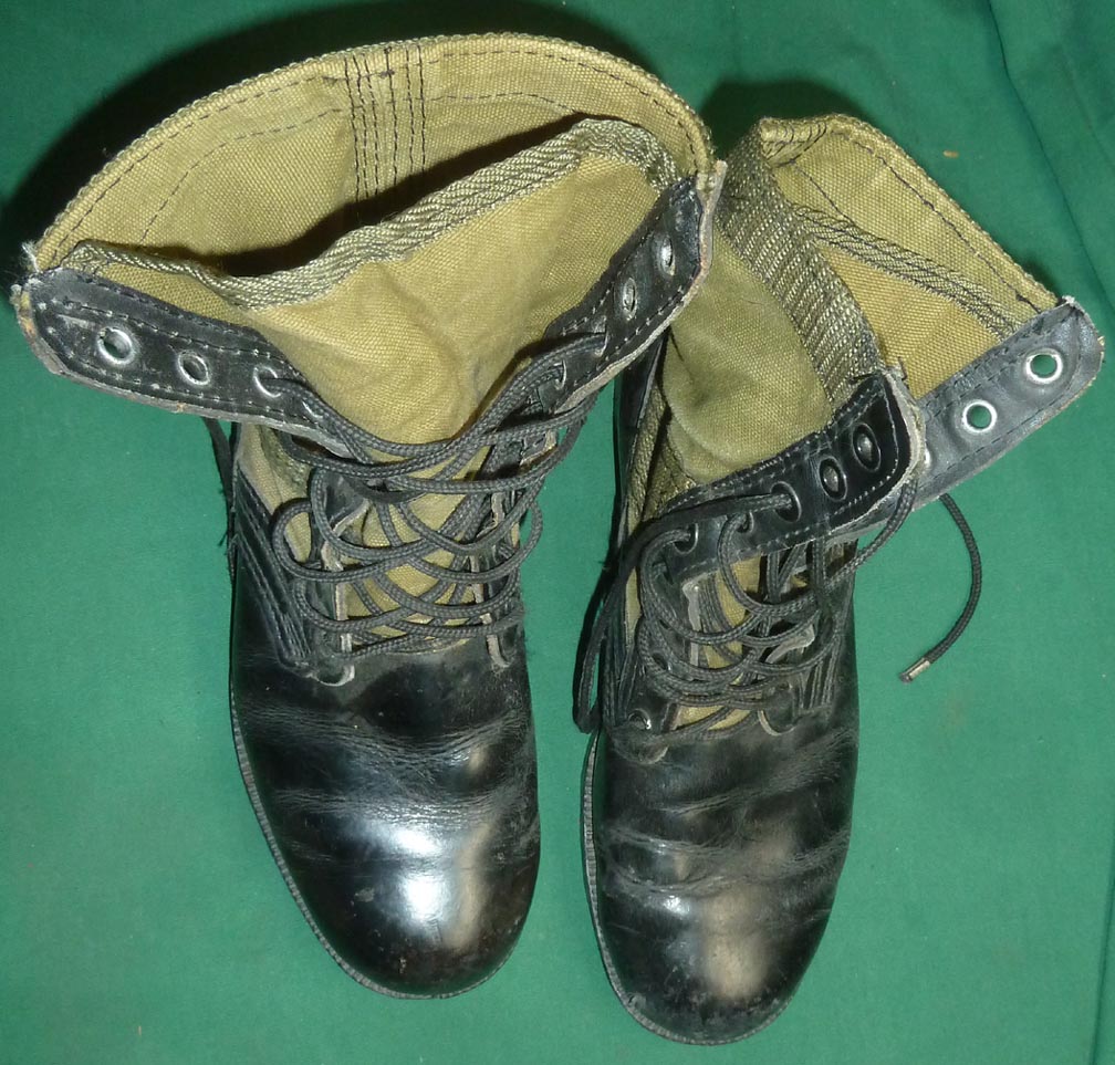 'Vietnam War' Jungle Boots made for South Korean Army Size 8 Reg [D9S22B39d] 25.00
