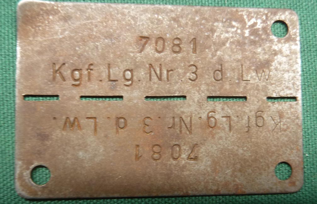 POW GROUPING CATERPILLER CLUB STALAG LUFT III (GREAT ESCAPE!)