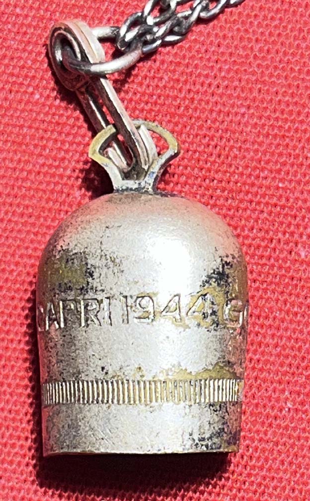 WW2 USAAF COMBAT AIRCREW GOOD LUCK CHARM CAPRI, ITALY 1944