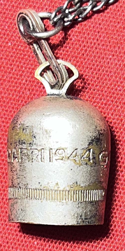WW2 USAAF COMBAT AIRCREW GOOD LUCK CHARM CAPRI, ITALY 1944
