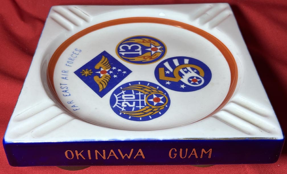 Souvenir Ashtray 6005th Air Postal Group Far East Command