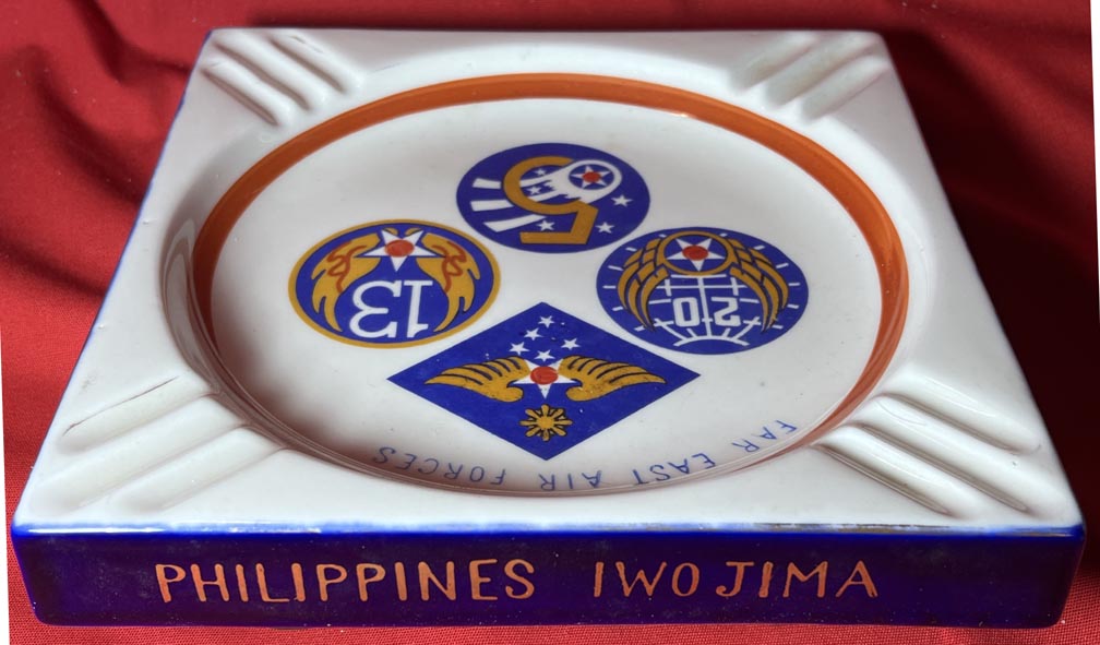 Souvenir Ashtray 6005th Air Postal Group Far East Command