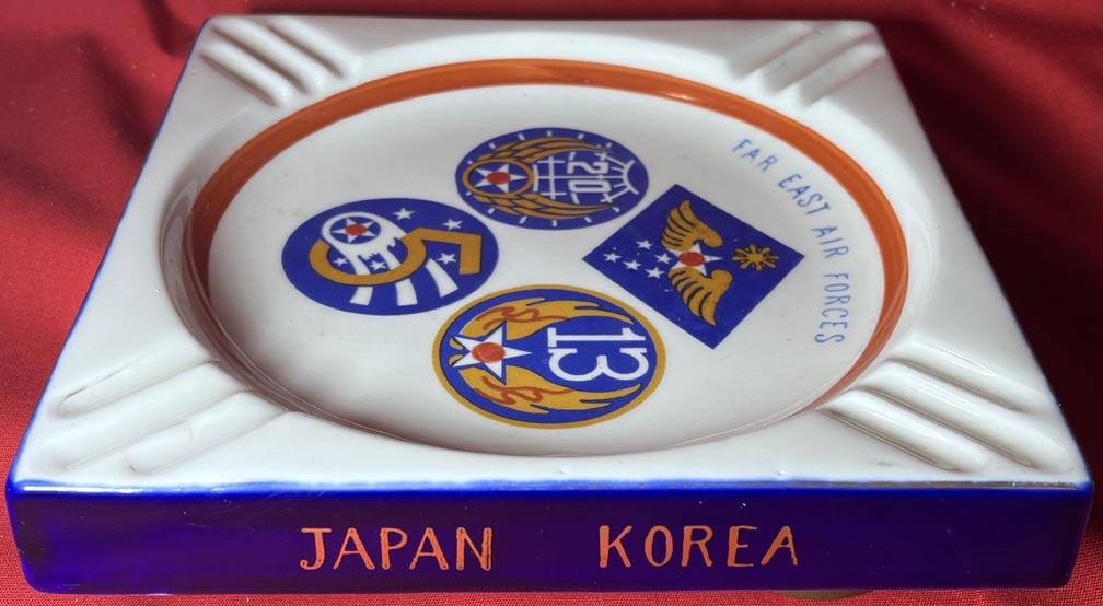 Souvenir Ashtray 6005th Air Postal Group Far East Command